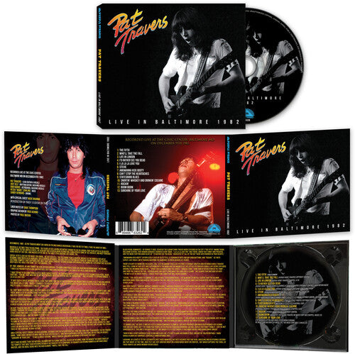 Pat Travers - LIVE IN BALTIMORE 1982 CD ( VINYL )