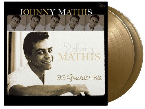 Johnny Mathis - 33 Greatest Hits - 180gm Gold Vinyl 2LP (Holland - Import, Limited Edition, 180 Gram Vinyl, Colored Vinyl, Gold) ( VINYL )