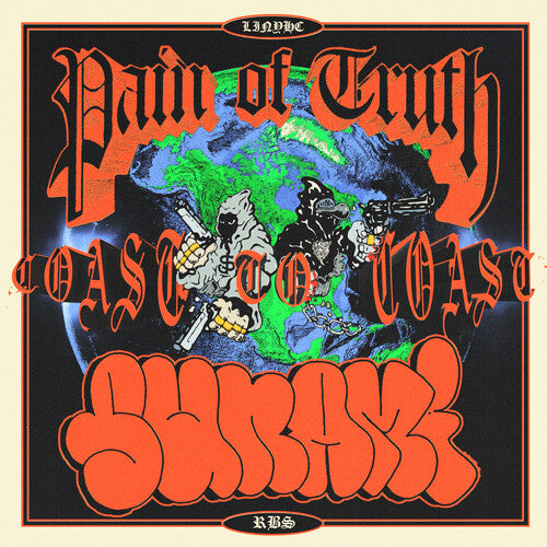 Pain of Truth - Coast to Coast - Half Doublemint Green/Half Blue LP (Explicit Lyrics, Colored Vinyl, Green, Blue)  (Preorder: Ships June 20, 2025) ( VINYL )