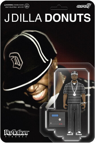 J Dilla - Super7 ReAction Figures Wv1 (Donuts - Smile Album Cover, Collectible, Action Figure) ( VINYL )