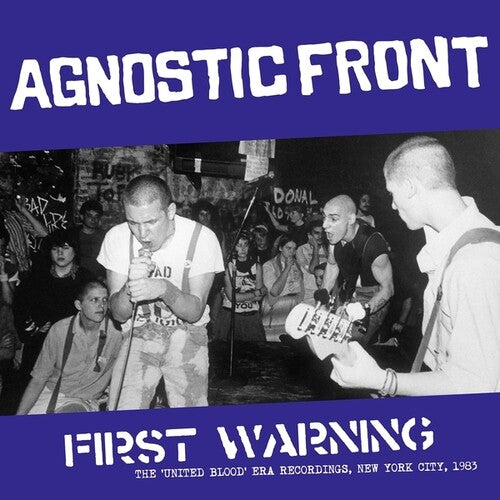 Agnostic Front - First Warning: The 'United Blood' Era Recordings, New York City, 1983 LP (Colored Vinyl) ( VINYL )