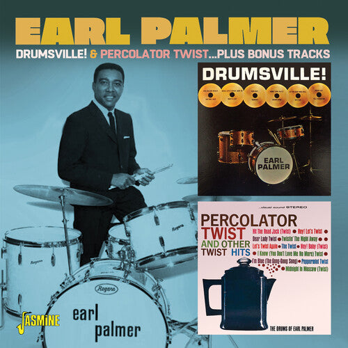Earl Palmer - Drumsville! / Percolator Twist... Plus Bonus Tracks CD (United Kingdom - Import, Bonus Tracks) ( VINYL )