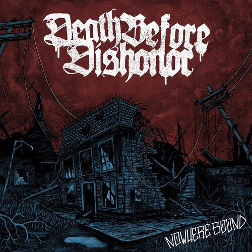 Death Before Dishonor - Nowhere Bound     [Clear/Burgundy Splatter] LP (Clear Vinyl, Burgundy, Splatter) ( VINYL )