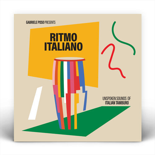 Gabriele Poso - Ritmo Italiano 'Unspoken Sounds of Italian Tamburo' LP (140 Gram Vinyl) ( VINYL )