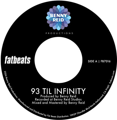Benny Reid - 93 'til Infinity B/w Day One LP ( VINYL )