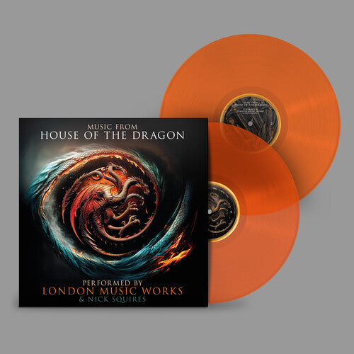 Music From House Of The Dragon - Orange Vinyl 2LP (United Kingdom - Import, Colored Vinyl, Orange)  (Preorder: Ships June 20, 2025) ( VINYL )