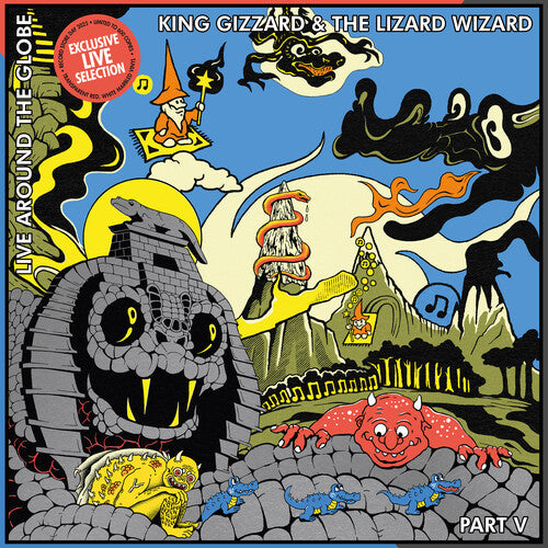 King Gizzard and the Lizard Wizard - Live Around The Globe: Part V LP (Colored Vinyl)  (Preorder: Ships July 11, 2025) ( VINYL )