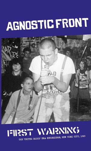 Agnostic Front - First Warning The 'United Blood'-Era Recordings, New York City, 1983 Cassette ( VINYL )