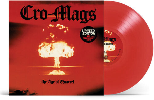 Cro-Mags - The Age Of Quarrel LP (Clear Red Vinyl) ( VINYL )