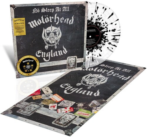 Motorhead - No Sleep At All LP (Clear Black & White Splatter Vinyl, 50th Anniversary Edition) ( VINYL )
