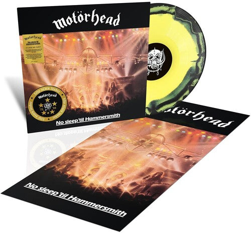 Motorhead - No Sleep 'til Hammersmith LP (Yellow & Black Colored Vinyl, 50th Anniversary Edition, Half-Speed Mastering) ( VINYL )