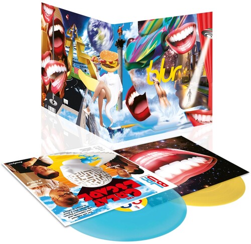 Blur - The Great Escape 2LP (Clear Blue & Yellow Vinyl, 140 Gram Vinyl, Anniversary Edition) ( VINYL )