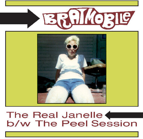Bratmobile -  The Real Janelle b/w The Peel Session LP RSD BF 2025 Exclusive, Limited Edition, Maroon Colored Vinyl) ( VINYL )
