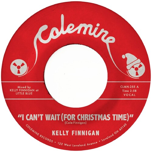 Kelly Finnegan -  I Can't Wait (for Christmas Time) / Snowy Night in Ohio 7" (White Colored Vinyl) ( VINYL )