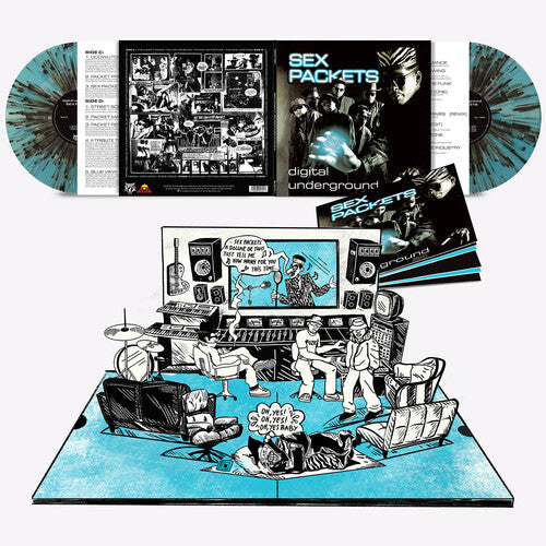 Digital Underground - Sex Packets 2LP (35th Anniversary Edition, Pop-Up Deluxe Version, 180 Gram Vinyl, Clear Black & Blue Vinyl) (Preorder: Ships March 27, 2026) ( VINYL )