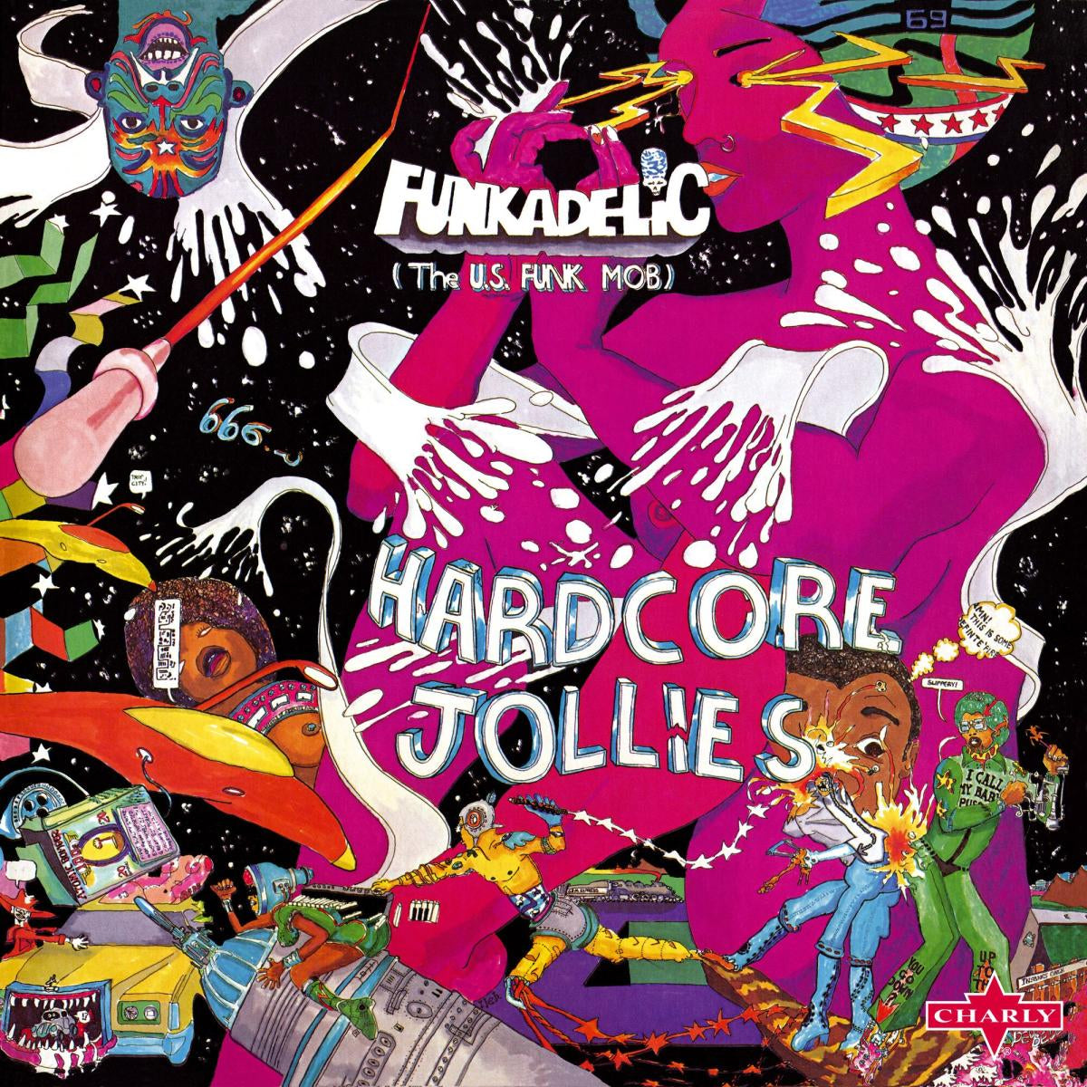Funkadelic - Hardcore Jollies LP (180g, Gatefold, Pink Translucent Vinyl) ( VINYL )