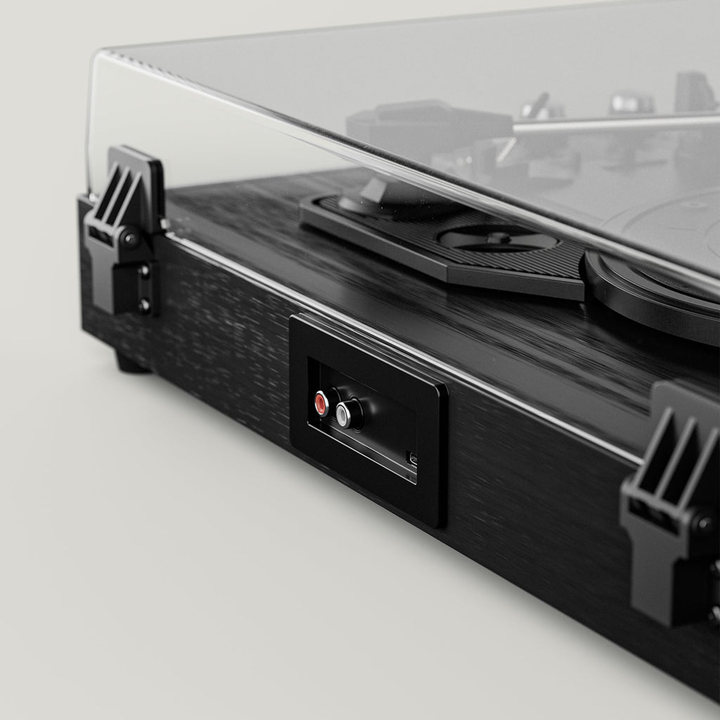 Vinyl Turntable with Built-in Speakers for Entertainment and Home Decoration