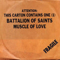 Battalion of Saints - Muscle of Love 7" (Red Vinyl) ( VINYL )
