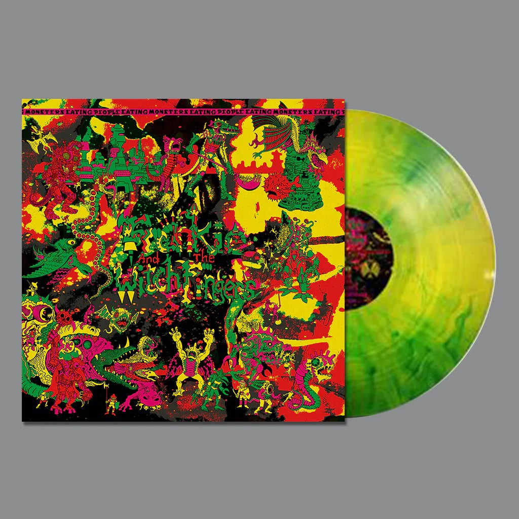 Frankie & The Witch Fingers - Monsters Eating People Eating Monsters LP (Green Galaxy Vinyl) ( VINYL )