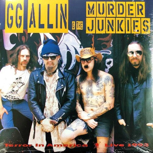 G.G. Allin & Murder Junkies - Terror In America LP (Limited Edition, Clear Vinyl) ( VINYL )