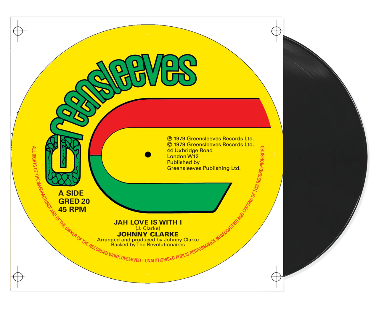 Johnny Clarke - Jah Love Is With I 12" ( VINYL )