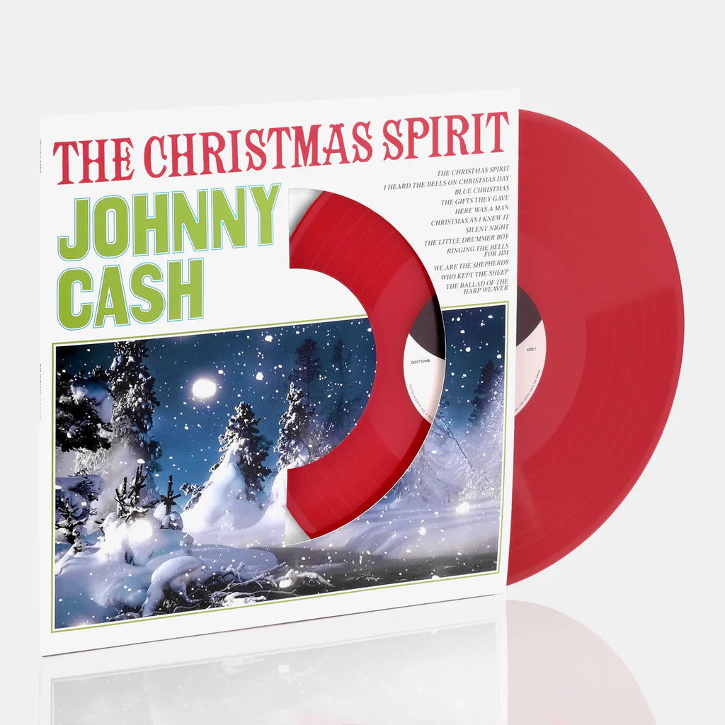 Johnny Cash – The Christmas Spirit LP (Red Vinyl, Die-Cut Sleeve) ( VINYL )