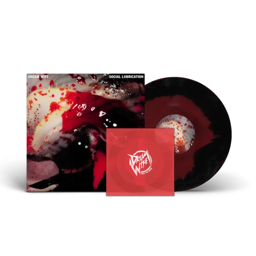 Dream Wife - Social Lubrication LP (IEX, Deluxe Edition, Red & Black Color Vinyl) ( VINYL )