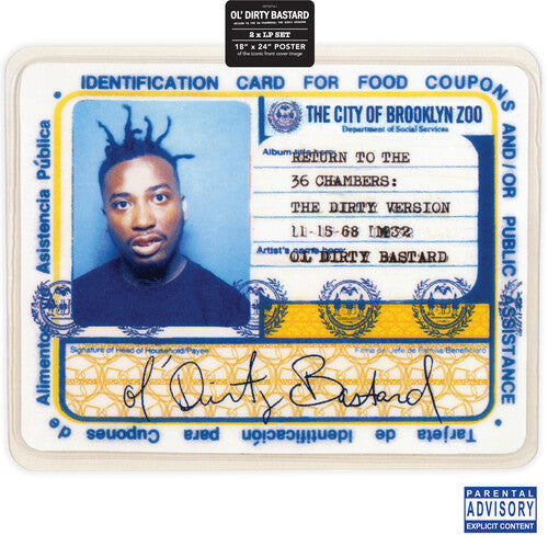 Ol' Dirty Bastard - Return To the 36 Chambers 2LP (Remastered) ( VINYL )