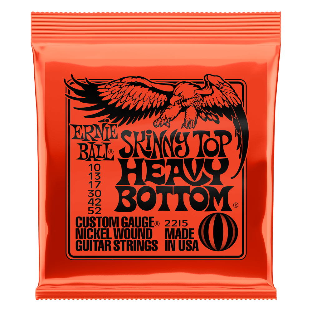 Ernie Ball - Skinny Top Heavy Bottom Slinky Nickel Wound Electric Guitar Strings 10-52 Gauge ( VINYL )