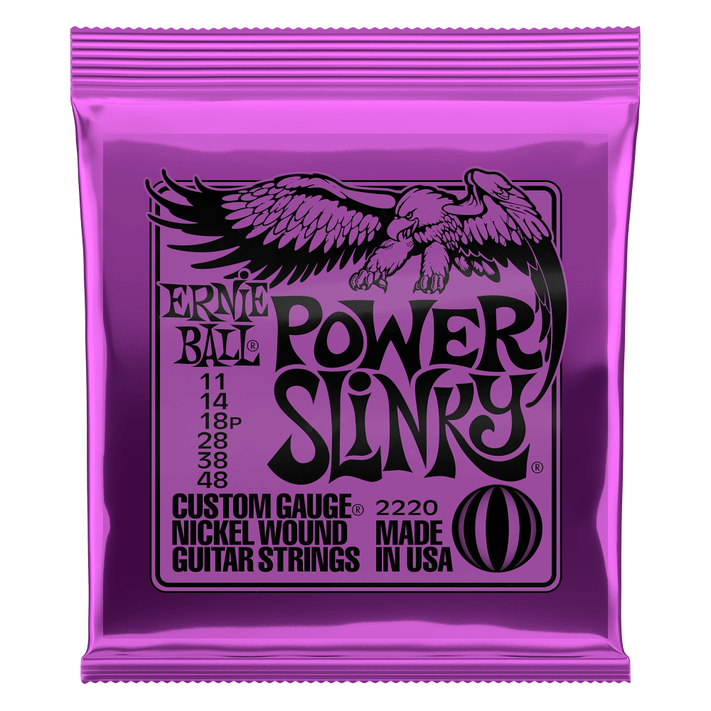 Ernie Ball - Power Slinky Nickel Wound Electric Guitar Strings 11-48 Gauge ( VINYL )
