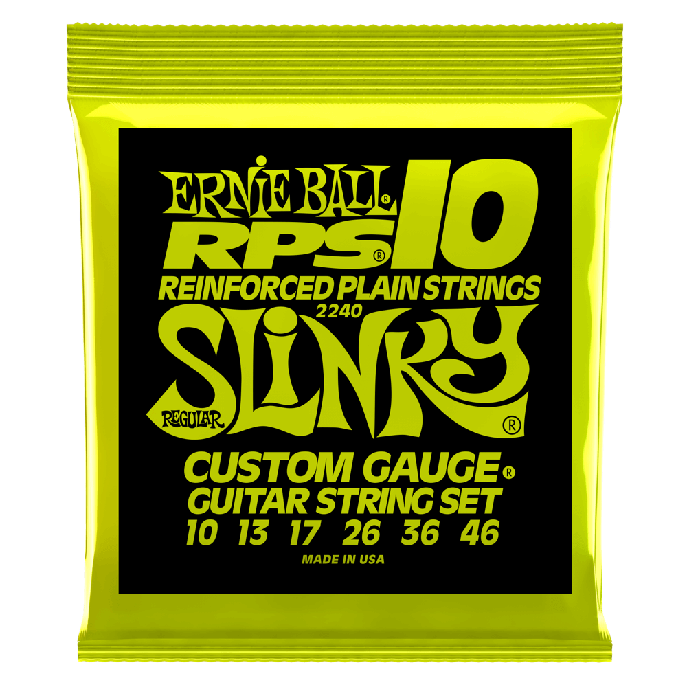 Ernie Ball - 2240 Regular Slinky RPS Electric Guitar Strings 10-46 ( VINYL )