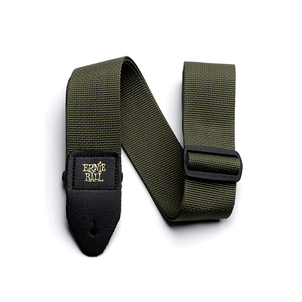 Ernie Ball - Polypro Guitar Strap/Bass Strap - Olive ( VINYL )