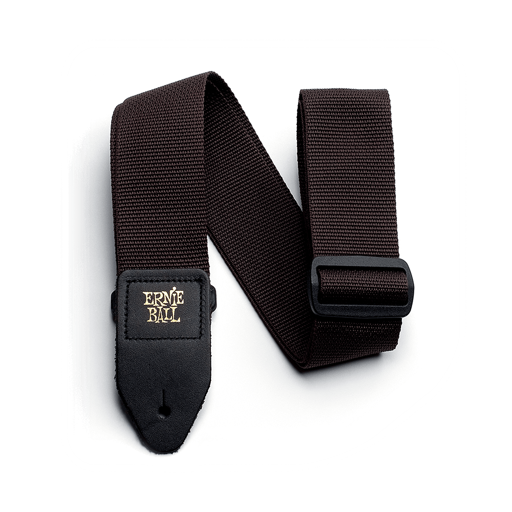 Ernie Ball - Polypro Guitar Strap/Bass Strap - Brown ( VINYL )