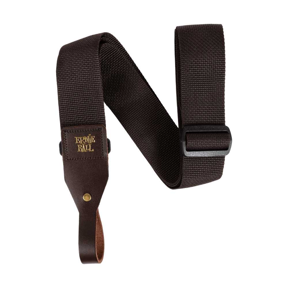 Ernie Ball - Acoustic Guitar Strap - Brown ( VINYL )