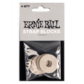 Ernie Ball- Strap Blocks - Gray - 4 Pack ( VINYL )