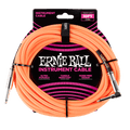 Ernie Ball - Braided Instrument Cable Straight/Angle 10ft - Neon Orange