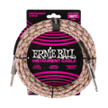 Ernie Ball - Braided Instrument Cable Straight/Straight 18ft - Emerald Argyle ( VINYL )