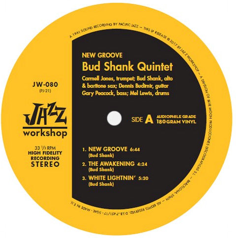 Bud Shank - New Groove LP (Limited Edition, Audiophile, Jazz Workshop) ( VINYL )