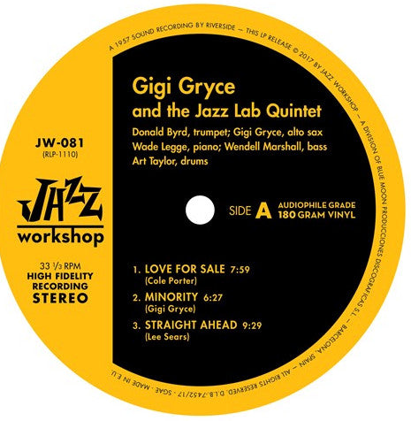 Gigi Gryce And The Jazz Lab Quintet - S/T LP ( VINYL )