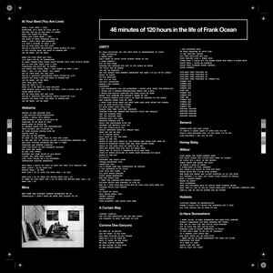 Frank Ocean - Endless 2LP (Used Vinyl, Etchings With Track Titles) ( VINYL )