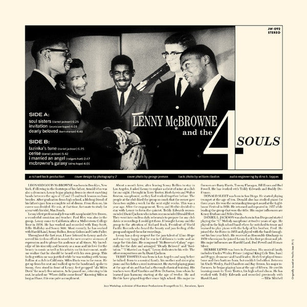 Lenny McBrowne & The 4 Souls - S/T LP ( VINYL )