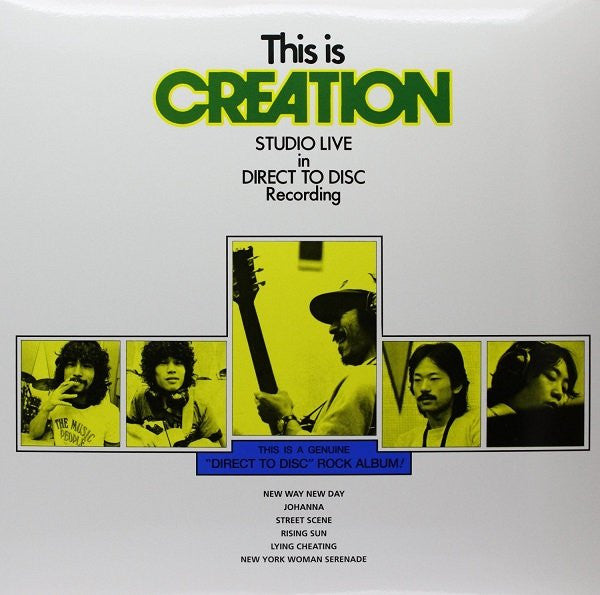 Creation - This Is Creation LP (Audiophile, Studio Live in Direct to Disc Recording) ( VINYL )