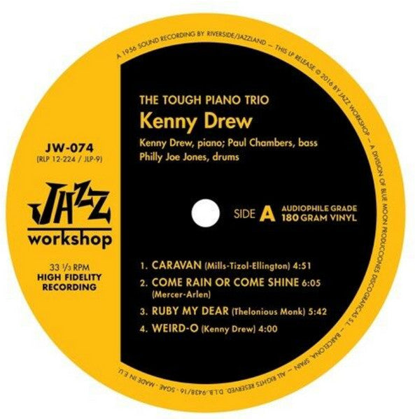 Kenny Drew - Tough Piano Trio LP (180g, Audiophile, Remastered, Mono, Jazz Workshop) ( VINYL )