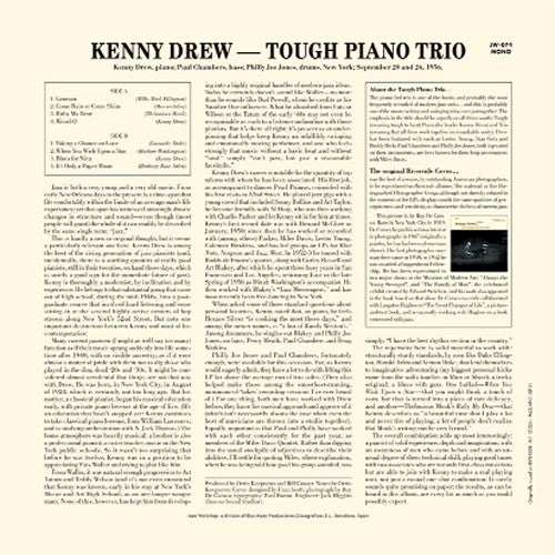 Kenny Drew - Tough Piano Trio LP (180g, Audiophile, Remastered, Mono, Jazz Workshop) ( VINYL )