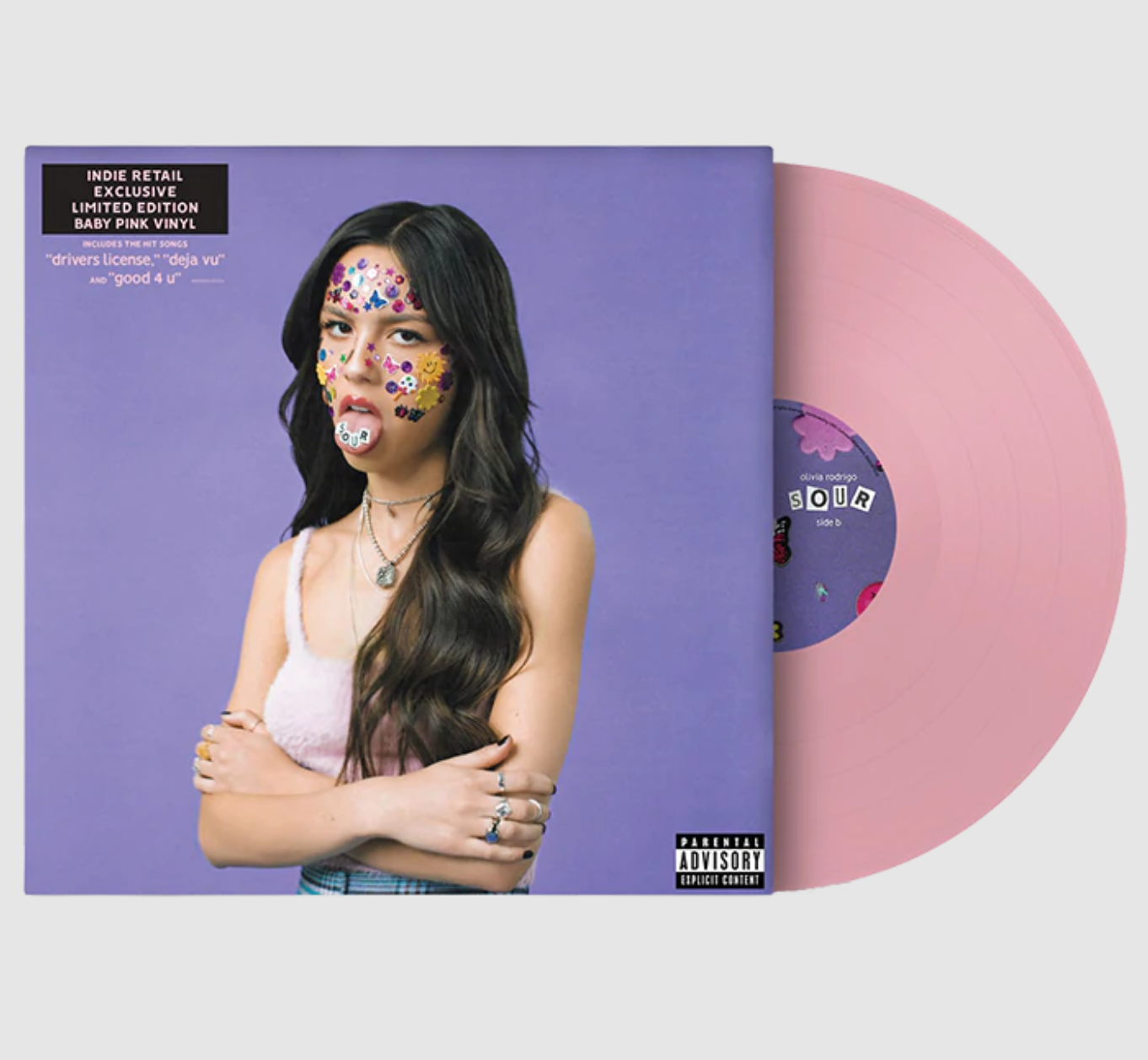 Olivia Rodrigo - Sour LP (Indie Exclusive Baby Pink Vinyl) ( VINYL )