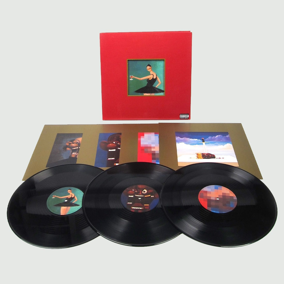 Kanye West - My Beautiful Dark Twisted Fantasy 3LP (Limited Edition, Collector's Poster, Art Prints) ( VINYL )