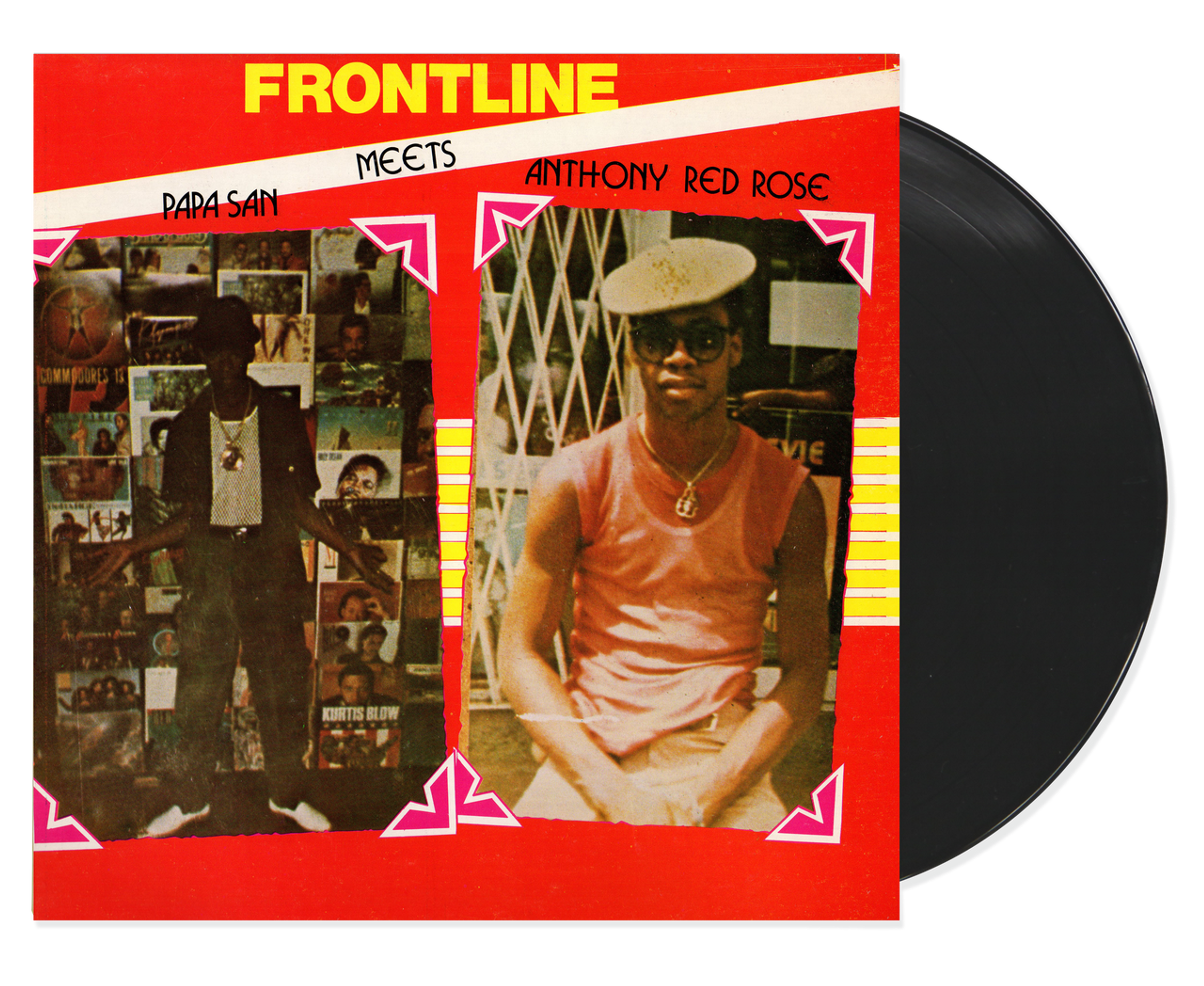 Frontline - Papa San Meets Anthony Red Rose LP ( VINYL )