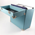 GPO Retro SWB18BLU 12" Vinyl Record Case 35 Count Capacity with Removable Lid - Blue ( VINYL )