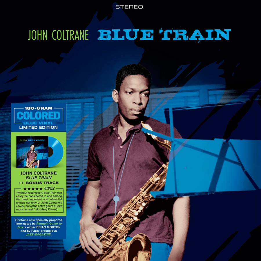 John Coltrane - Blue Train LP (Alternate Cover) (Limited, 180G, Blue Colored Vinyl with Bonus Track) ( VINYL )