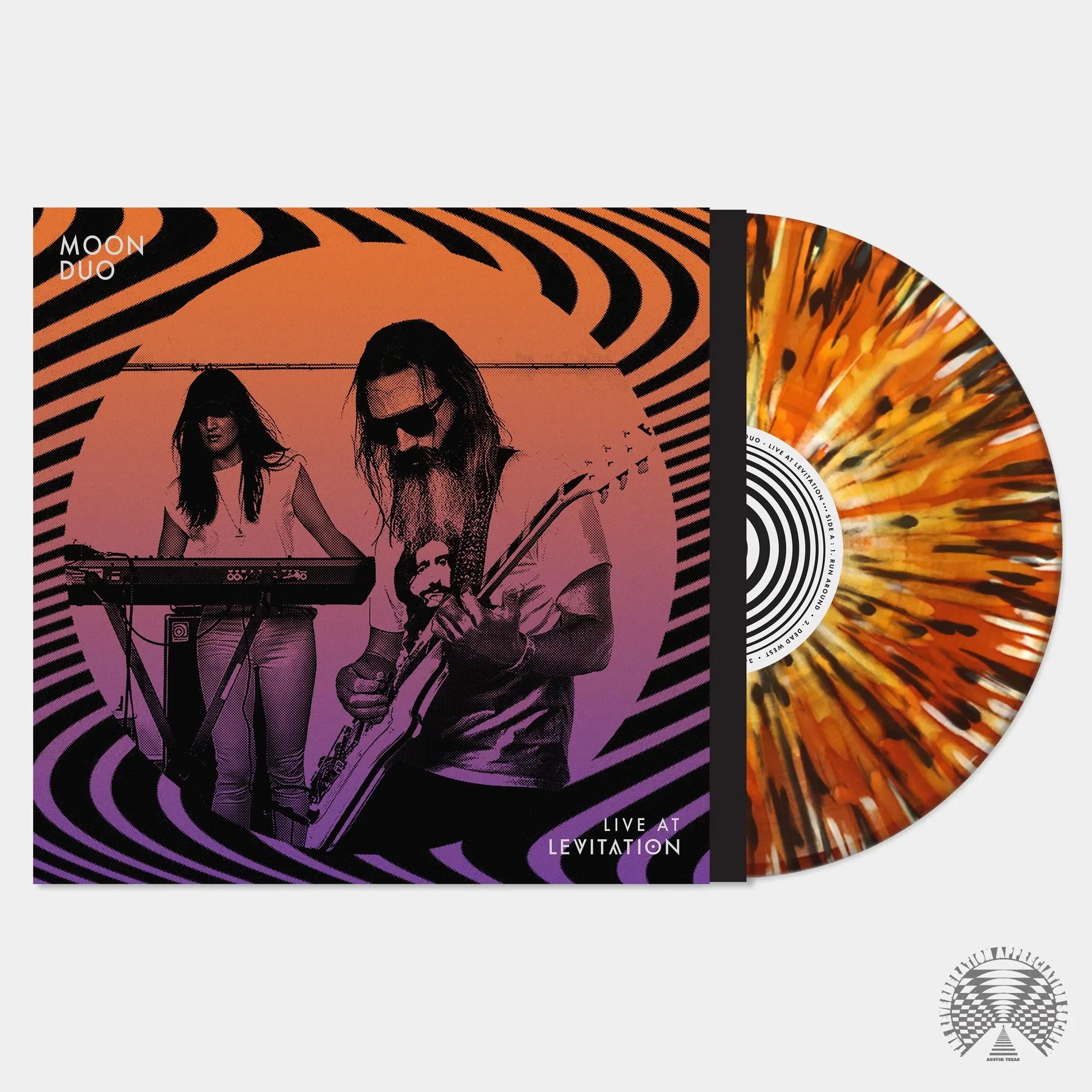 Moon Duo – Live At Levitation LP (Orange Splatter Vinyl) ( VINYL )